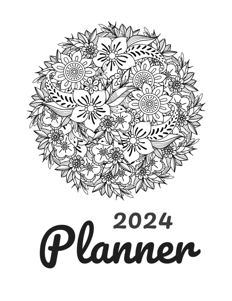 Cover of 2024 planner